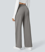 Elegant Stretch Pants with Pockets