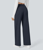 Elegant Stretch Pants with Pockets