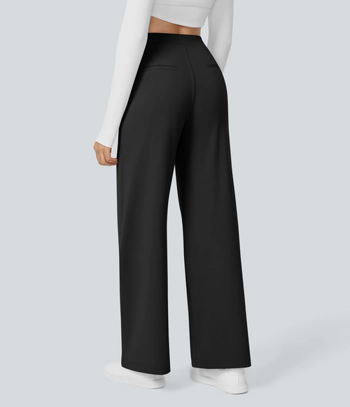 Elegant Stretch Pants with Pockets