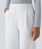 Elegant Stretch Pants with Pockets