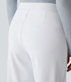 Elegant Stretch Pants with Pockets