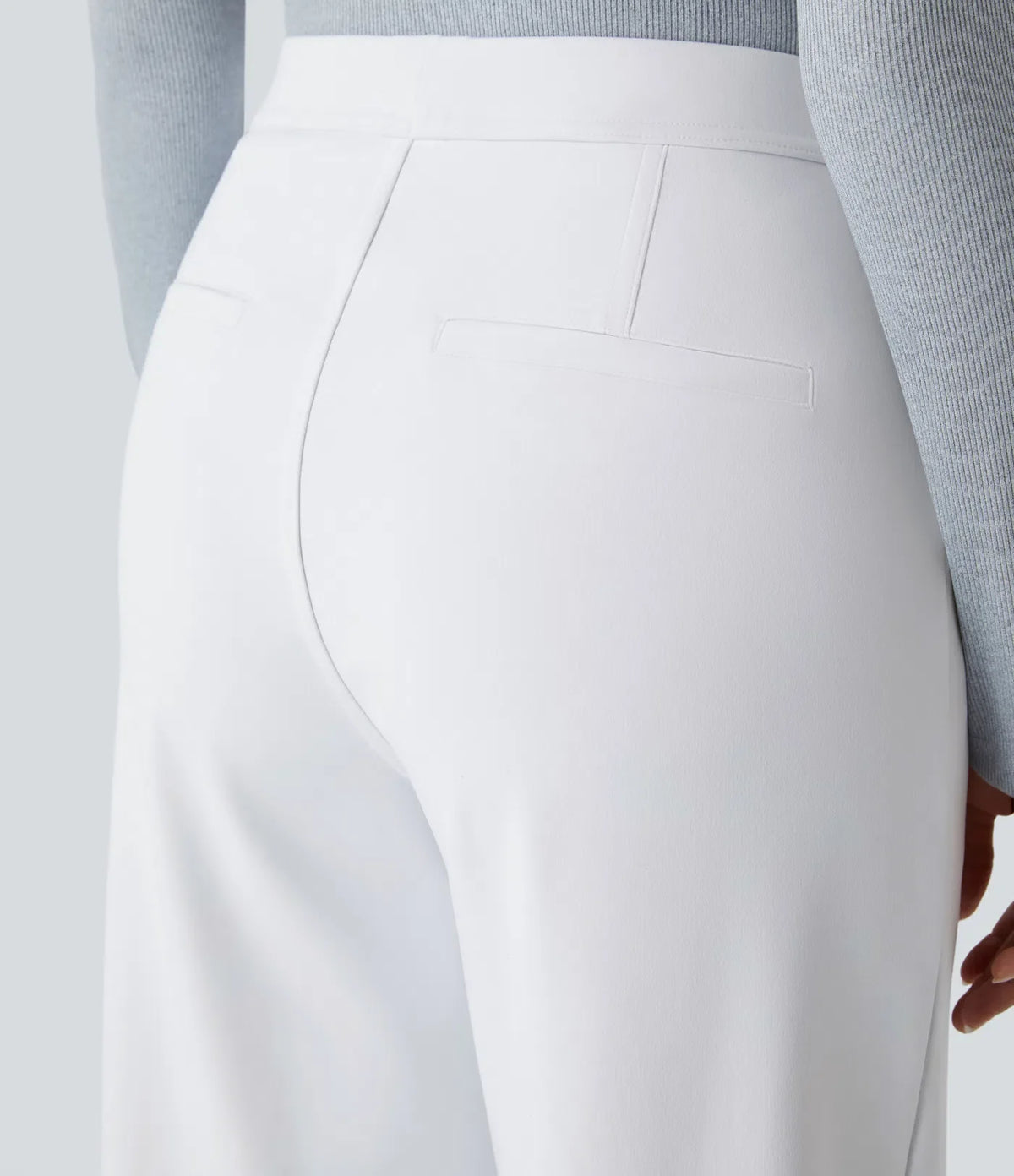 Elegant Stretch Pants with Pockets
