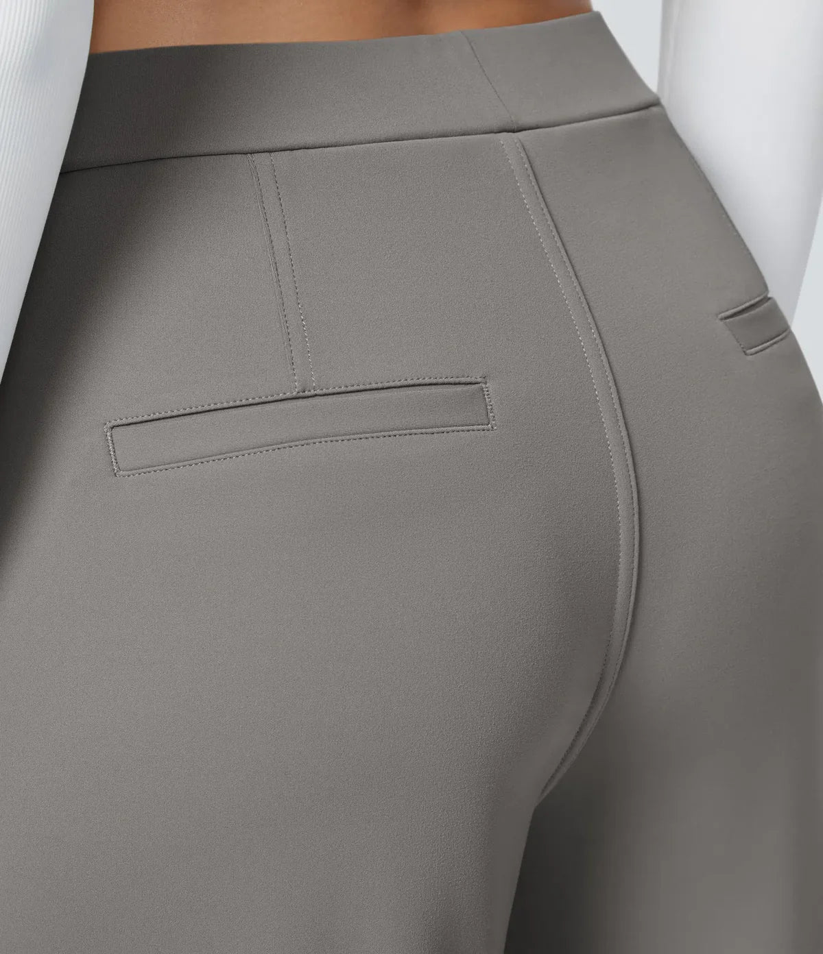 Elegant Stretch Pants with Pockets