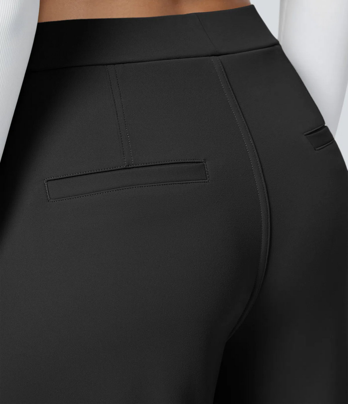 Elegant Stretch Pants with Pockets