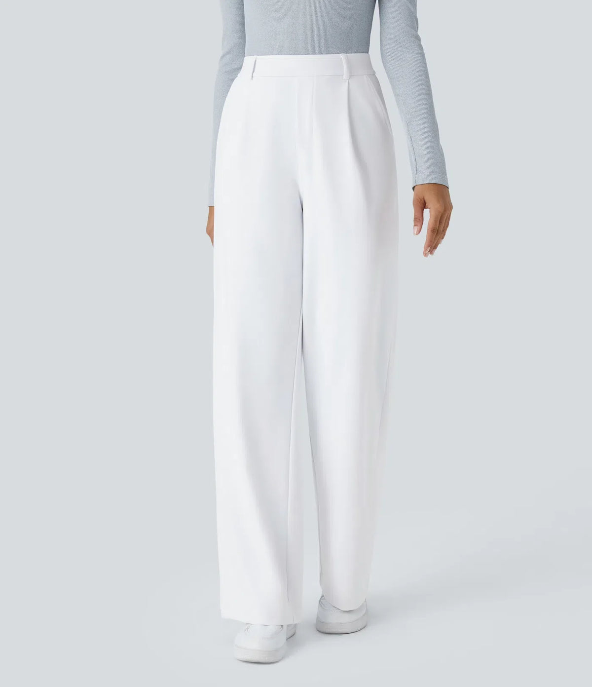 Elegant Stretch Pants with Pockets