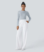 Elegant Stretch Pants with Pockets