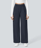 Elegant Stretch Pants with Pockets
