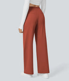 Elegant Stretch Pants with Pockets