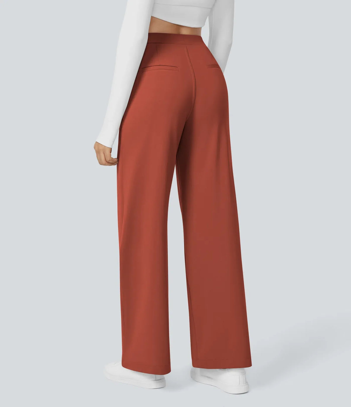 Elegant Stretch Pants with Pockets